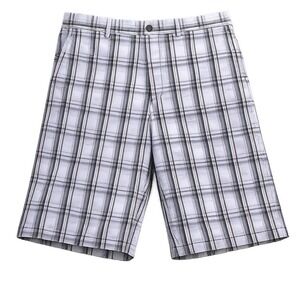 Alan Flusser Golf SHORTS Mens 38W Plaid Athletic CASUAL VACATION